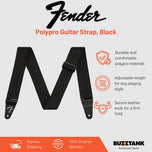 Fender Polypro Guitar Strap, Black