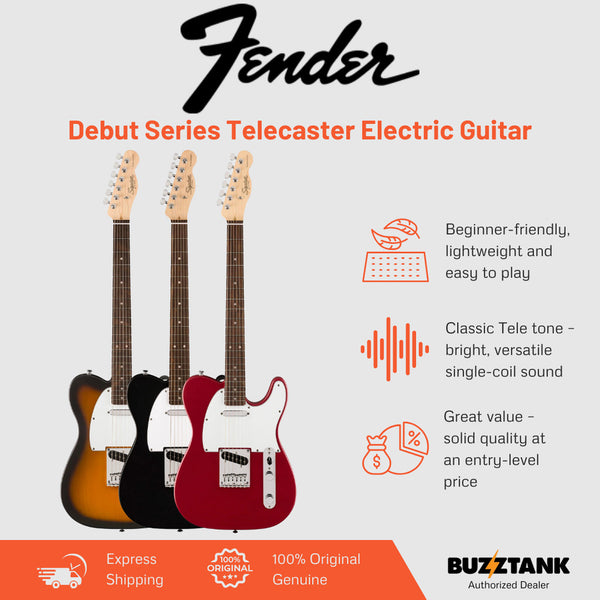 Squier Debut Series Telecaster Electric Guitar, Laurel FB