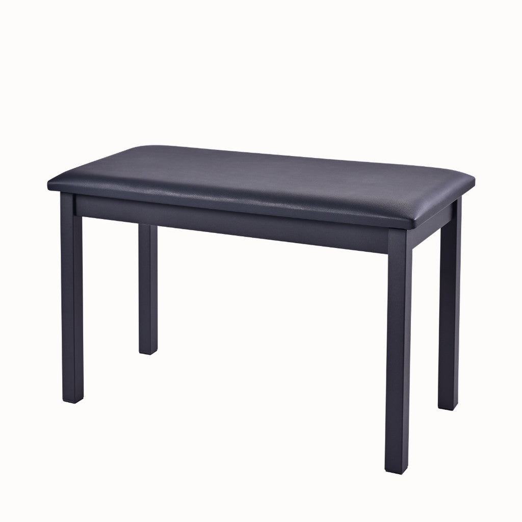 Duduke HY-TM31-MBK Double Metal Piano Bench with Storage, Black Matte