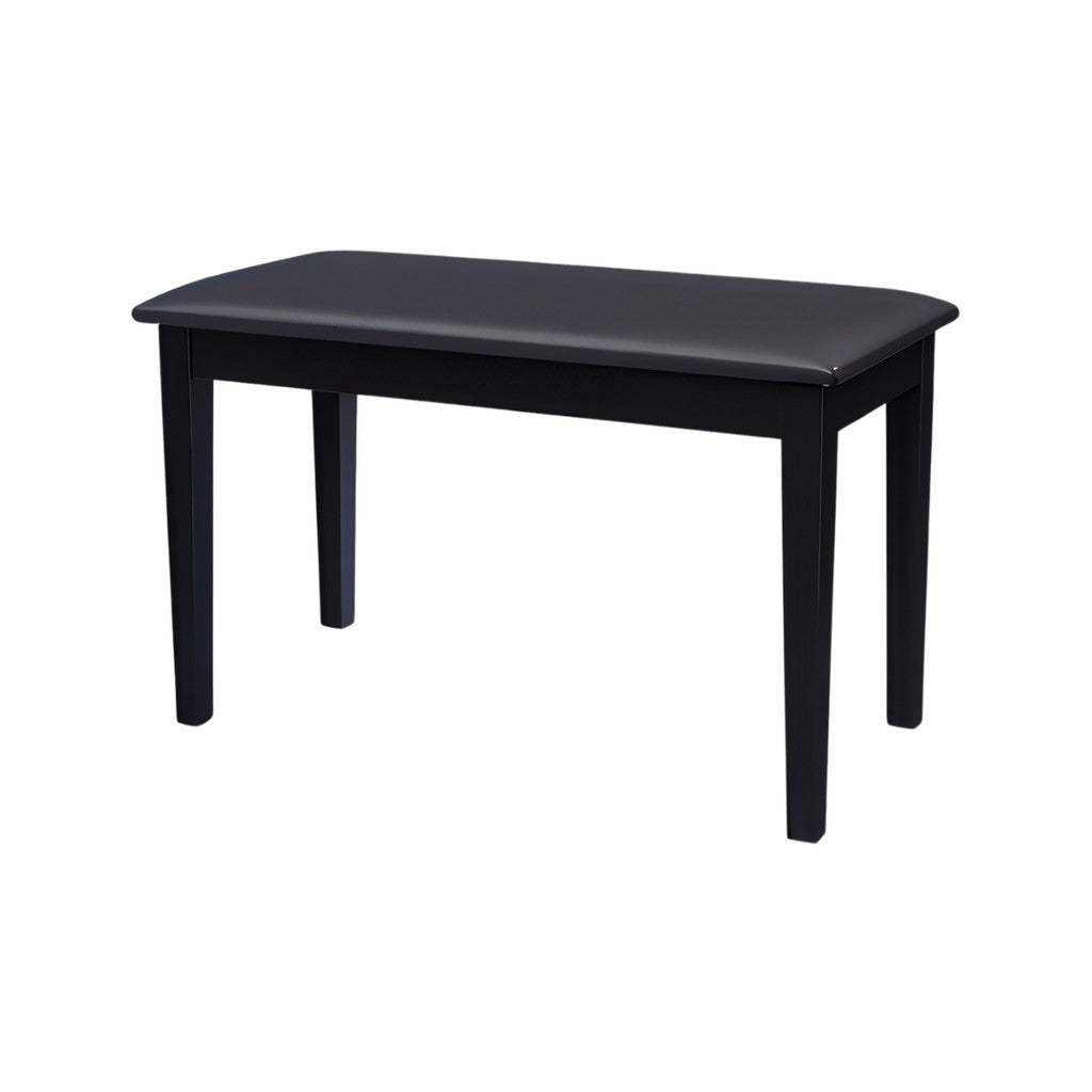 Duduke HY-PJ001S1 Double Piano Bench with Storage - Black Matte, Polished Black, Polished White, Walnut with Black Vinyl