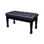 Duduke HY-PJ030-PBK Double Adjustable Piano Bench, Polished Black