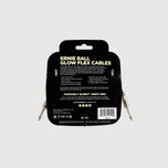 Ernie Ball 20FT Flex Straight to Straight Instrument Cable, Glow In Dark
