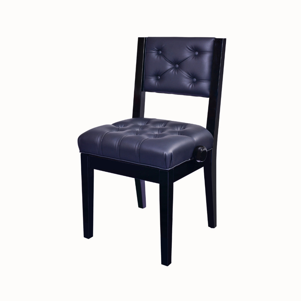 Duduke HY-CH01-PBK Piano Chair, Polished Black