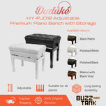 Duduke HY-PJ012 Adjustable Piano Bench with Storage