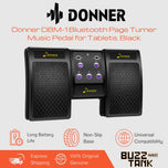 Donner DBM-1 Bluetooth Page Turner Music Pedal for Tablets, Black