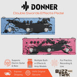 Donner Double Swords Multi-FX Pedal, Dimension Weaver & Rage Breaker - High Quality Guitar Effects, Compact & Durable