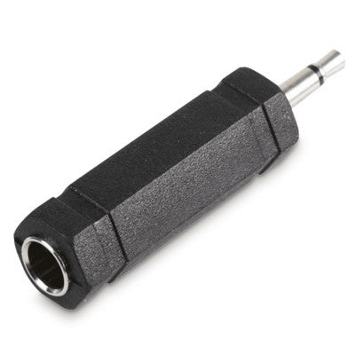 Audio Jack Adapter Converters for 3.5mm (1/8') Plug ↔ 6.35mm (1/4') - Mono or Stereo