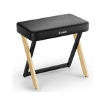 Donner DKB-300 Home Style Thick Padded Piano Bench (Walnut / Light Wood) (compatible with Donner OURA R300)