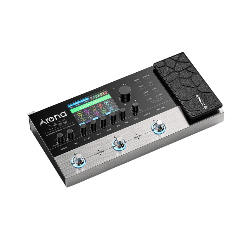 Donner ARENA 2000 Multi-FX Pedal Amp-Modeller - Guitar User Friendly, Responsive, All-In-One