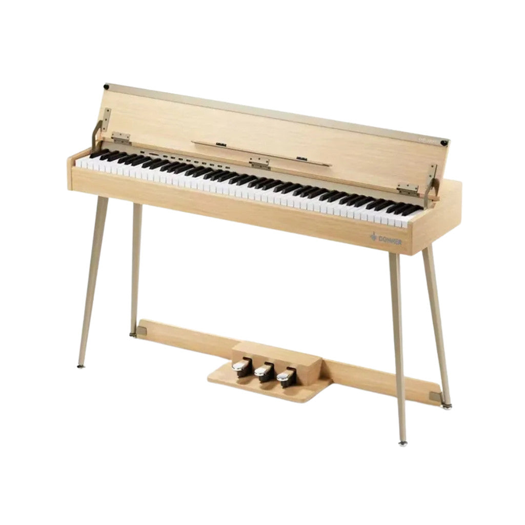 Donner DHP-300 PRO Digital Piano, Wooden or Beige - 88-Key, Richer Sounds, Refined Aesthetics