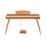 Donner DHP-100 PRO Digital Piano, Walnut, Wood or Beige - 88-Key, Velocity Sensitive, Immersive Sound, Elegant