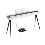 Donner OURA S100 88-Key Home Digital Piano (Black / White) - Minimalist Design, Modern Performance