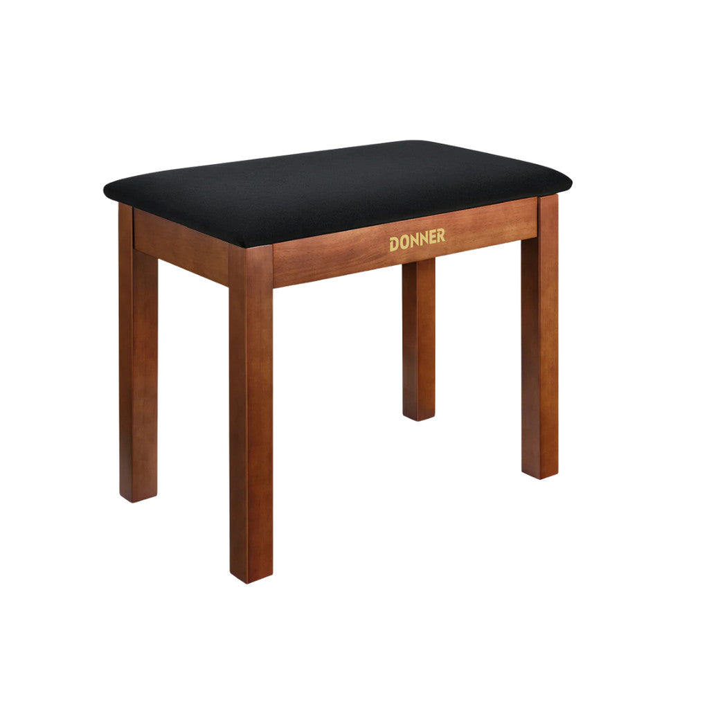 Donner DKB-10 Piano Bench, (White / Brown / Burly Wood)