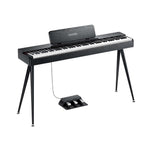 Donner OURA S100 88-Key Home Digital Piano (Black / White) - Minimalist Design, Modern Performance