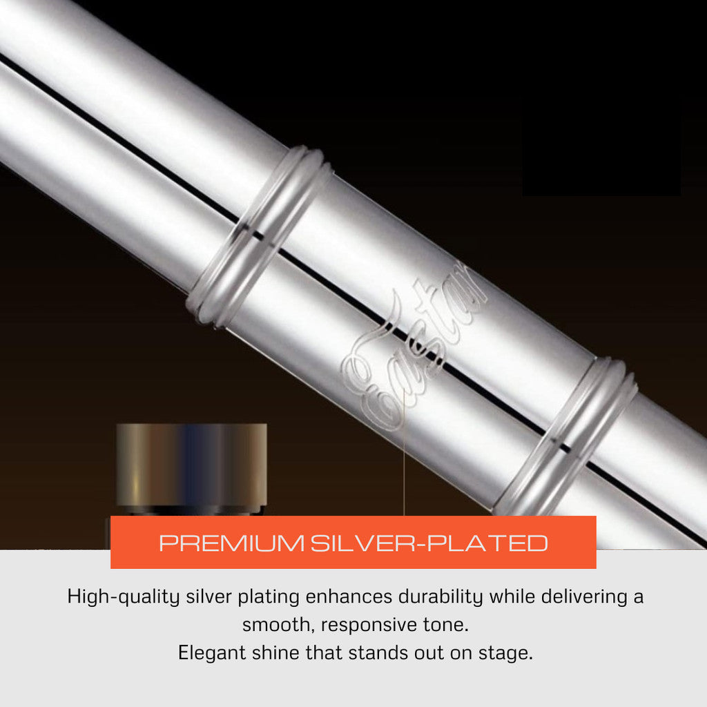 Eastar EFL-2 Flute Silver Plated Open/Close Hole in C
