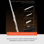 Eastar EFL-2 Flute Silver Plated Open/Close Hole in C