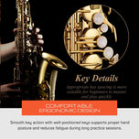 Eastar AS-II Student Alto Saxophone, Gold Lacquer