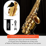 Eastar AS-II Student Alto Saxophone, Gold Lacquer