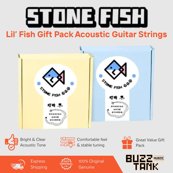 Stonefish Lil’ Fish Gift Pack Acoustic Guitar Strings