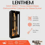 Lenthem DMI-195DT Three-Sided Glass Dehumidifier Cabinet for Bass Guitar
