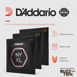 D'Addario NYXL Series Nickel Wound Electric Guitar Strings