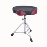 Duduke HY-JKT131B-BRD Drum Throne, Black with Brown Vinyl