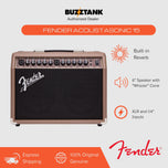 Fender Acoustasonic 15 & 40, Acoustic Guitar Amplifier, 230V UK
