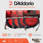 D'Addario Circuit Breaker Series Instrument Cables, Straight, Normal/Latching, 10ft/20ft