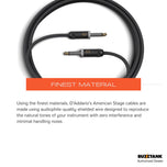 D'Addario PW-AMSG-10 American Stage Instrument Cable, 10 feet