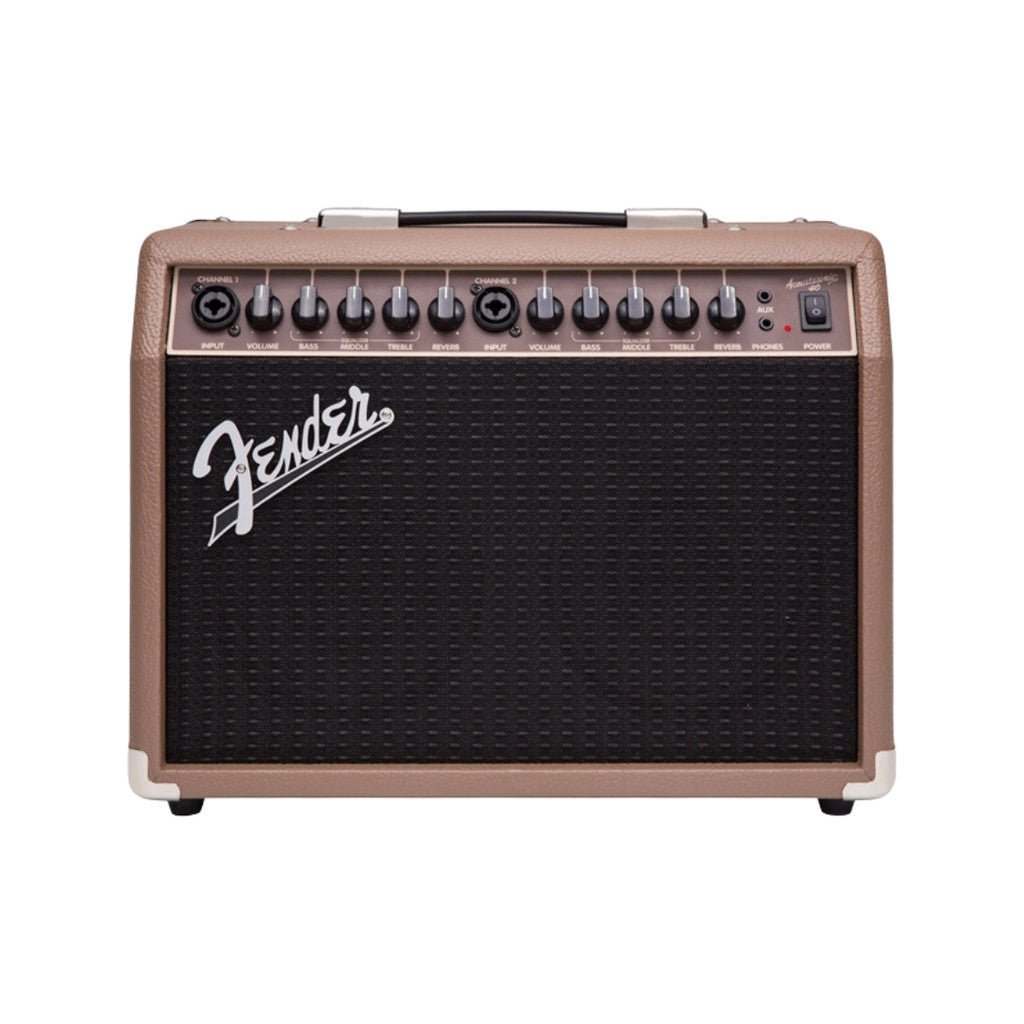 Fender Acoustasonic 15 & 40, Acoustic Guitar Amplifier, 230V UK