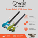 Ormsby Goliath GTR 6-String Electric Guitar - Icy Cool or Pine Lime