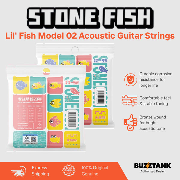 Stonefish Lil' Fish Model 02 Acoustic Guitar Strings