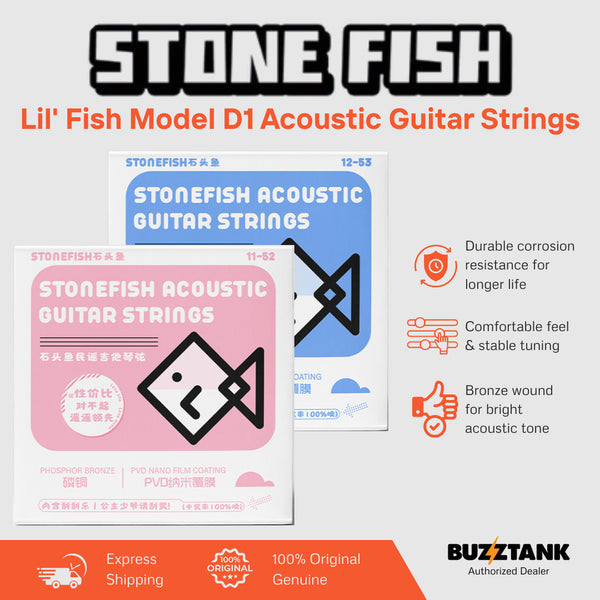 Stonefish Lil' Fish Model 03 Phosphor Bronze Acoustic Guitar Strings