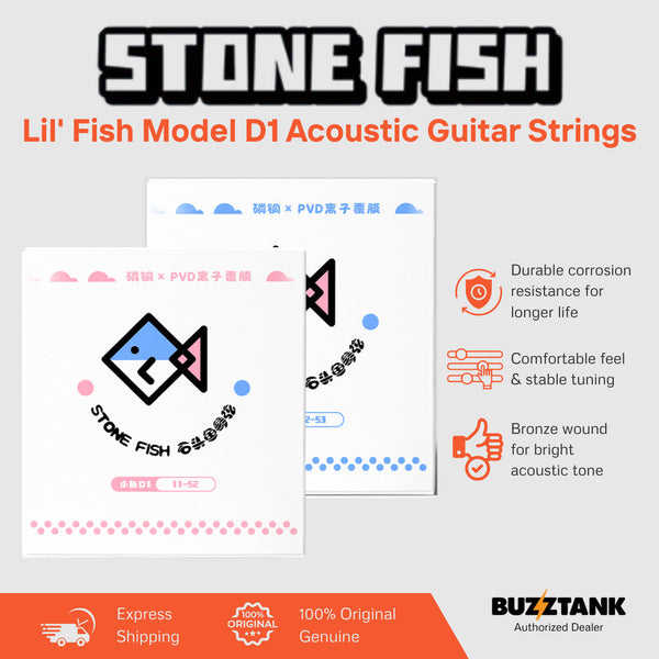 Stonefish Lil' Fish Model D1 Acoustic Guitar Strings