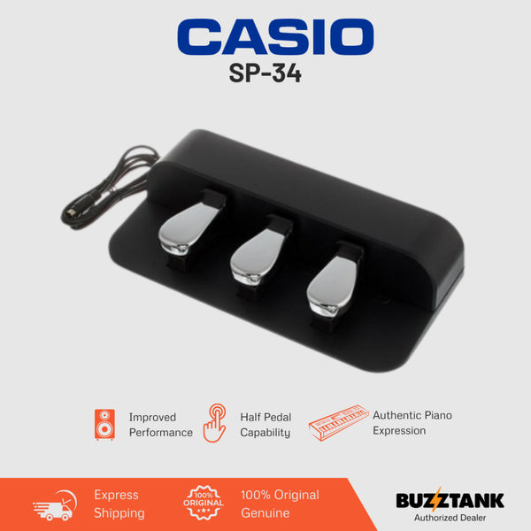 Casio SP-34 3-Pedal Board Sustain Unit For PX-S And CDP-S Digital Piano