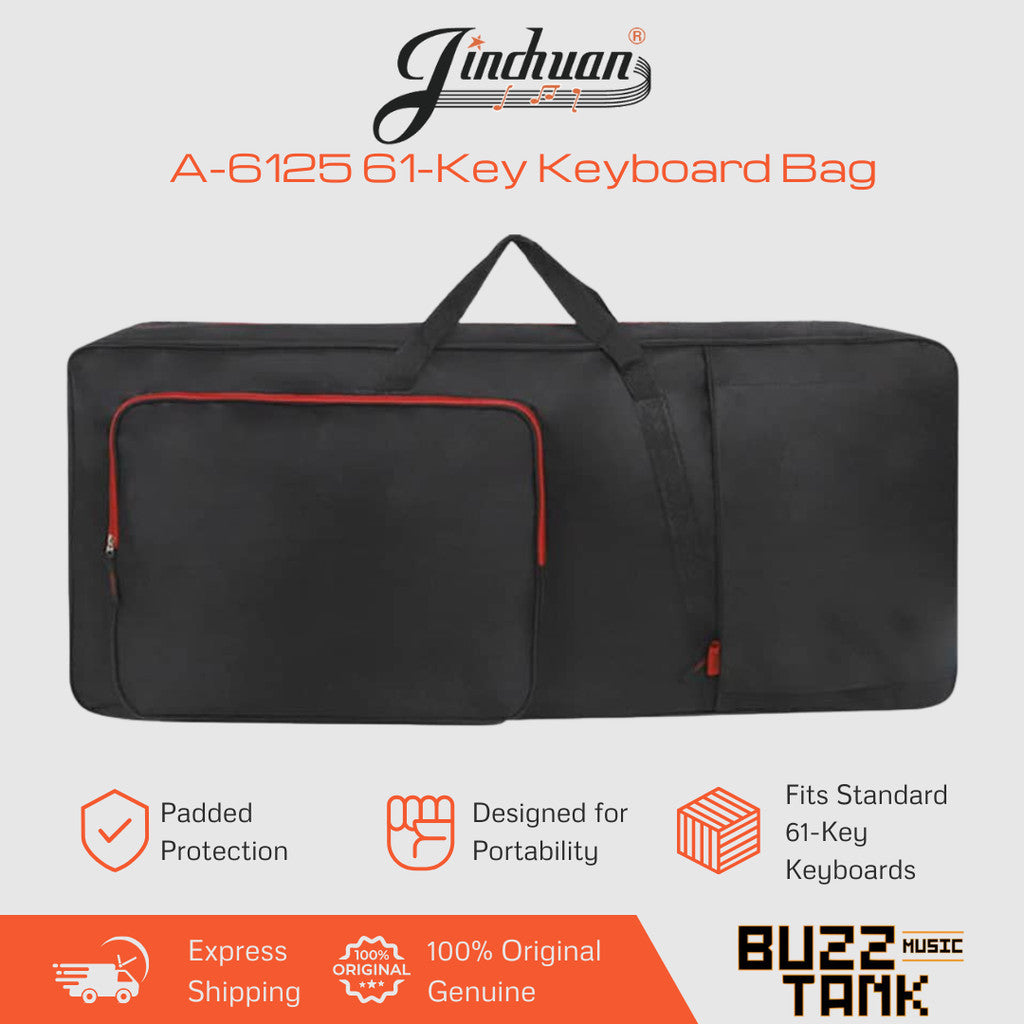 Jinchuan A-6125 61-Key Keyboard Bag, Black