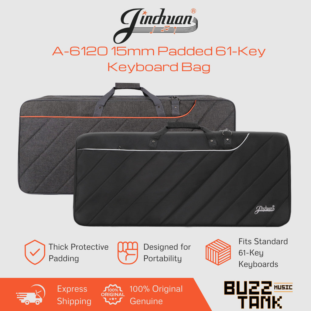 Jinchuan A-6120 15mm Padded 61-Key Keyboard Bag