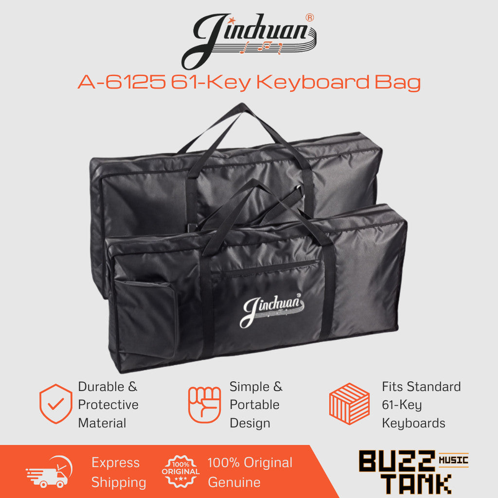 Jinchuan A-8-61 Essential 61-Key Keyboard Bag, Black