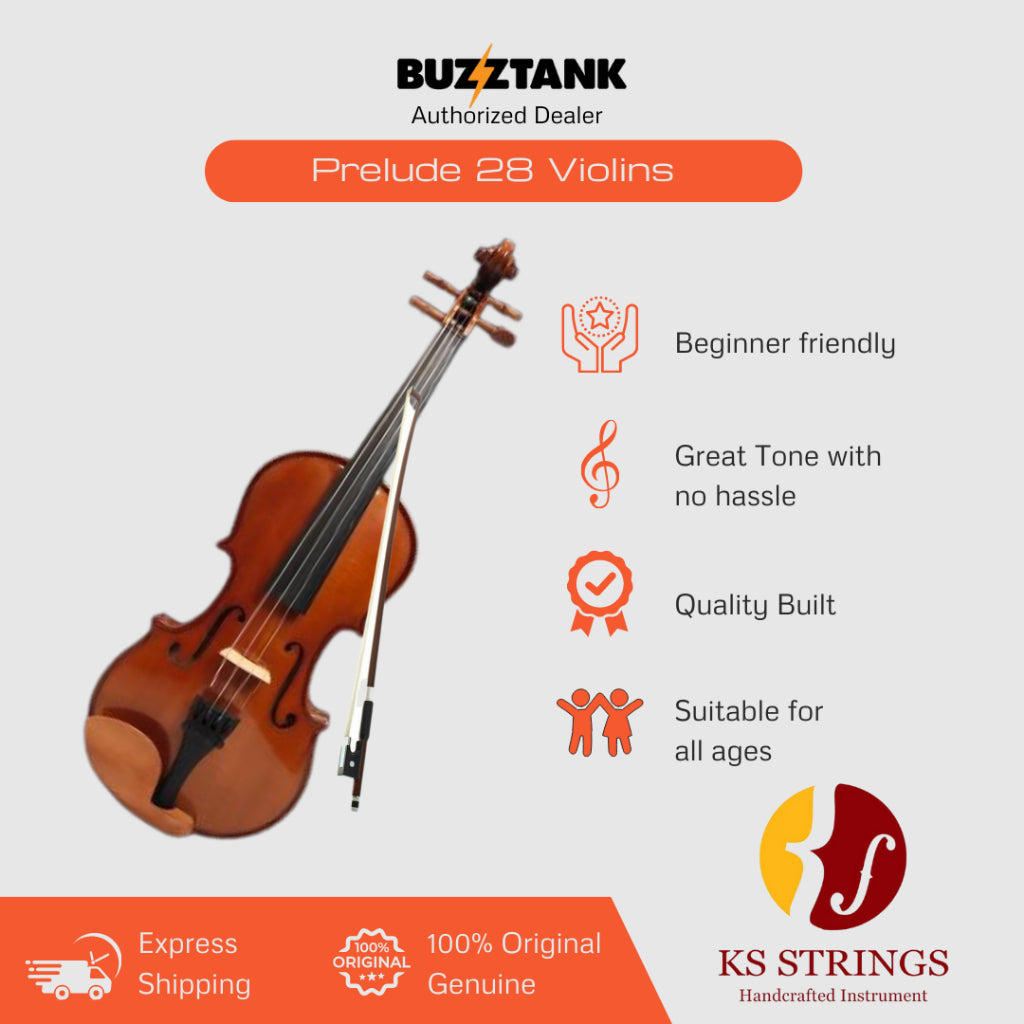 KS Strings Prelude 28 Violin - 4/4, 3/4, 1/2 & 1/4 Size