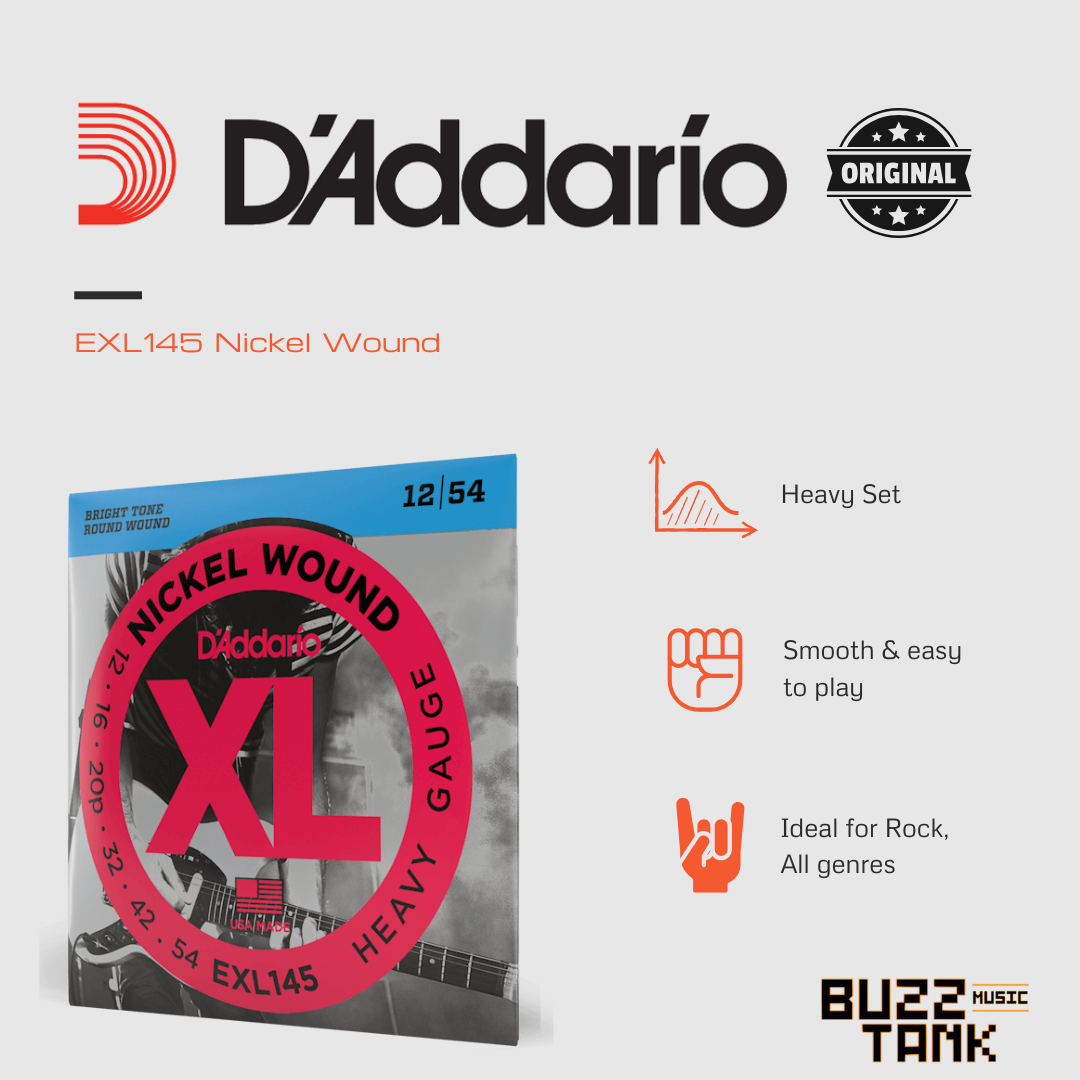 D'Addario EXL Series Nickel Wound Electric Guitar Strings