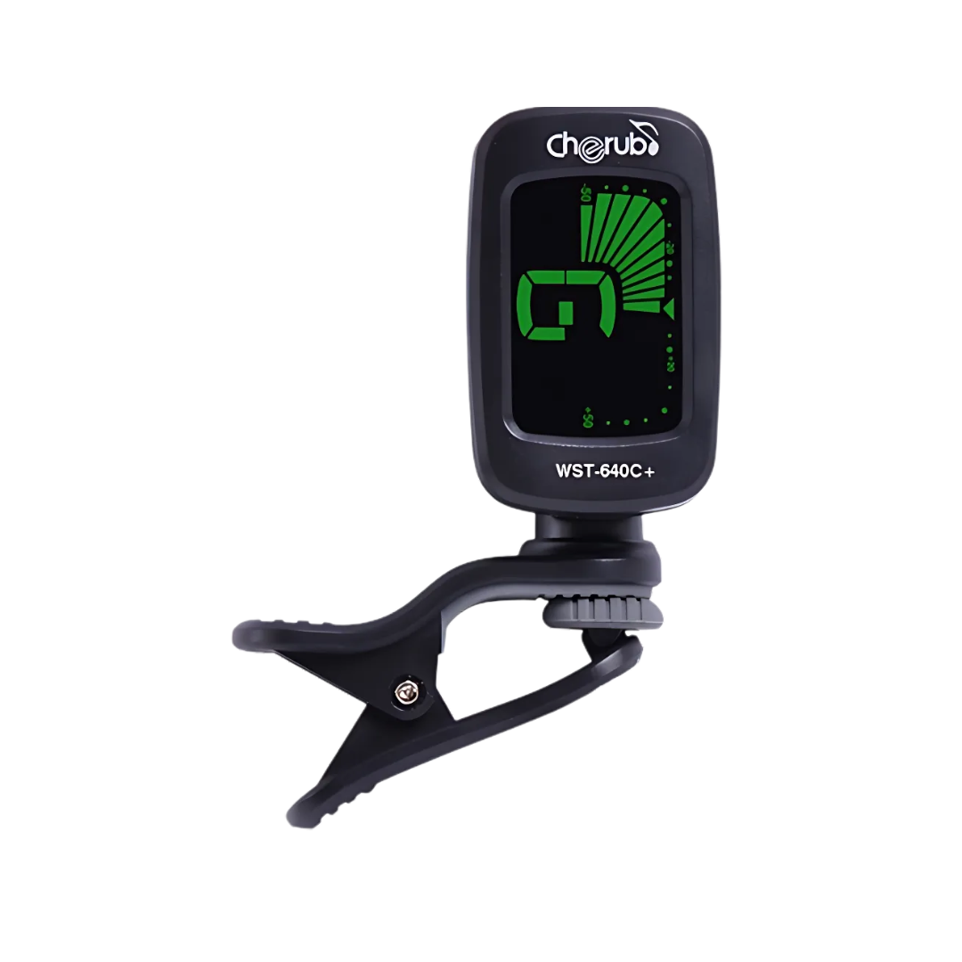 Cherub WST-640C+ Auto On Chromatic Tuner for Bass Guitar Violin Ukulele Tuning