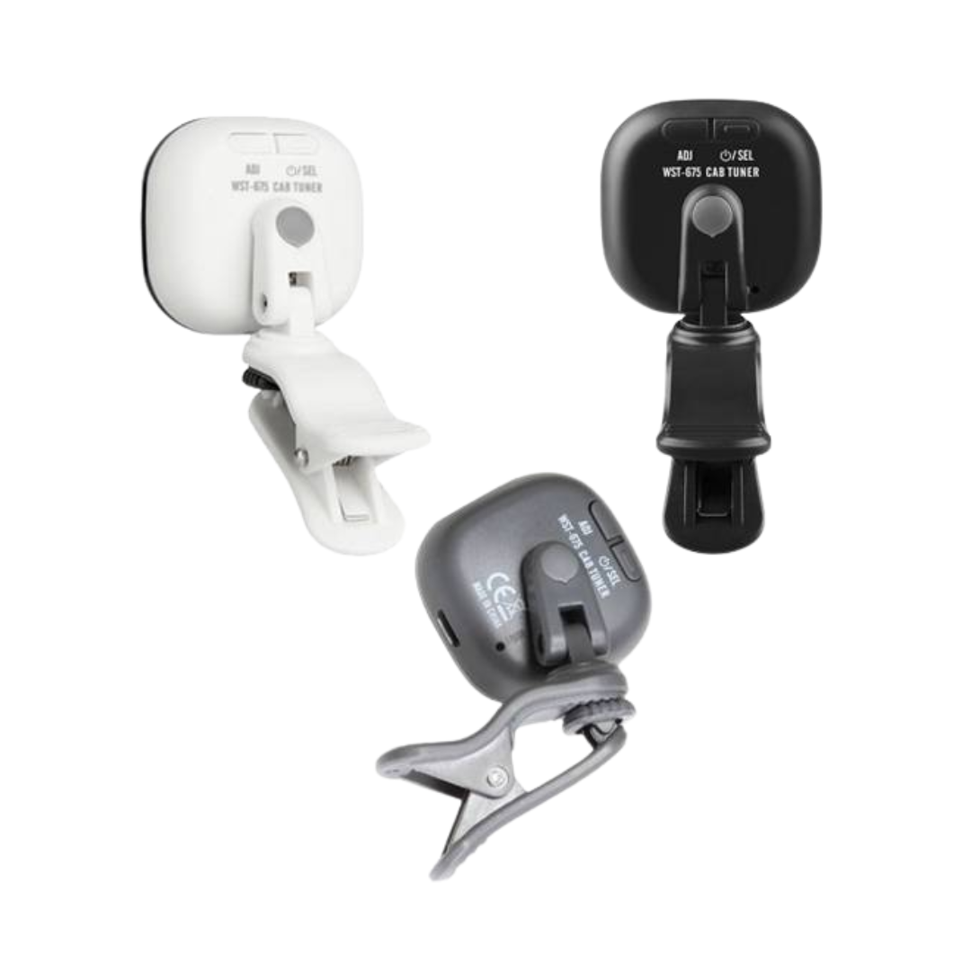 Cherub WST-675 Rechargeable Chromatic Cab Tuner Clip on For Guitar Bass Ukulele (WST675)