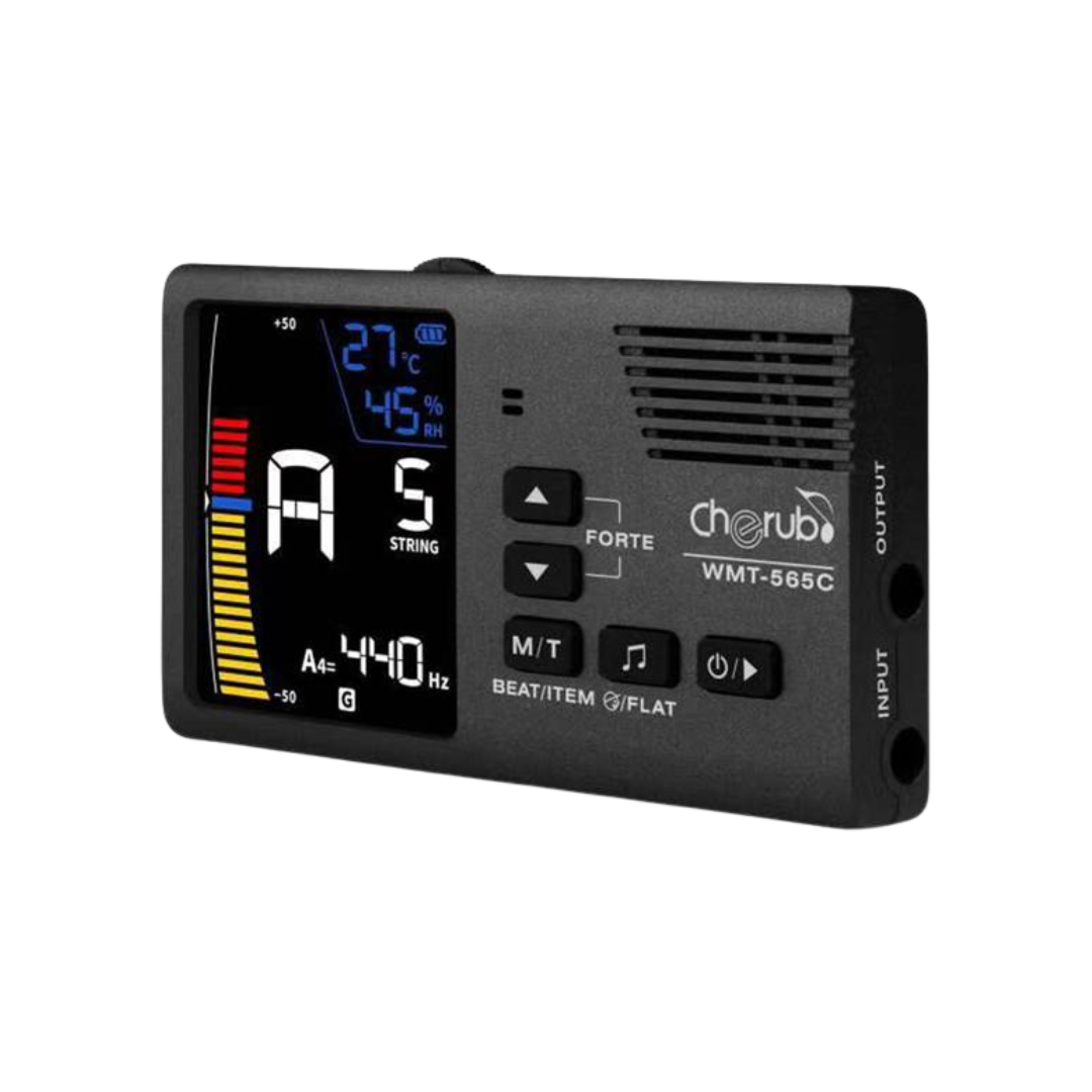 Cherub WMT-565C Combo 3 in 1 Metronome-Tuner w/ thermo-hygrometer with WCP-70
