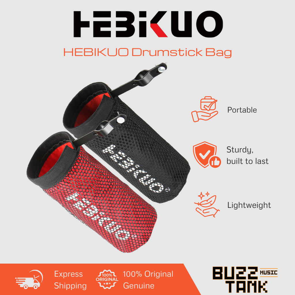 HEBIKUO Drumstick Holder, Black or Red