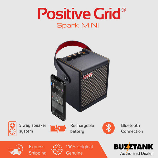 Positive Grid Spark Mini Smart Guitar Amplifier - Small, Portable, Accessible