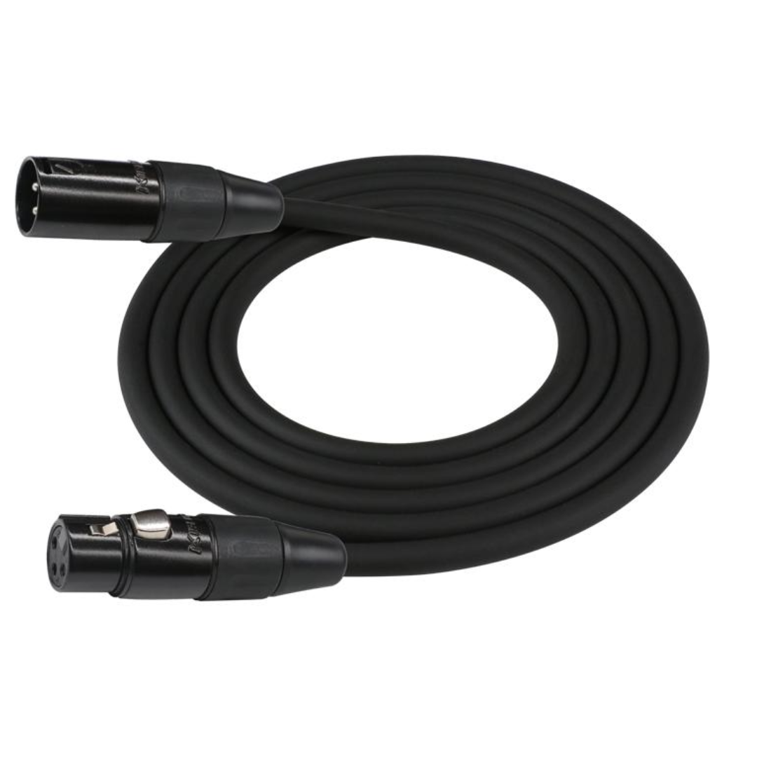 Kirlin Entry 24 Microphone Cable XLR Male - XLR Female, 10ft & 20ft, Black