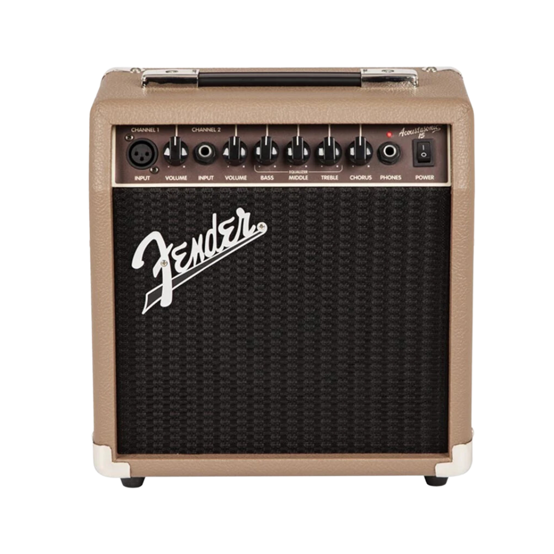 Fender Acoustasonic 15 & 40, Acoustic Guitar Amplifier, 230V UK