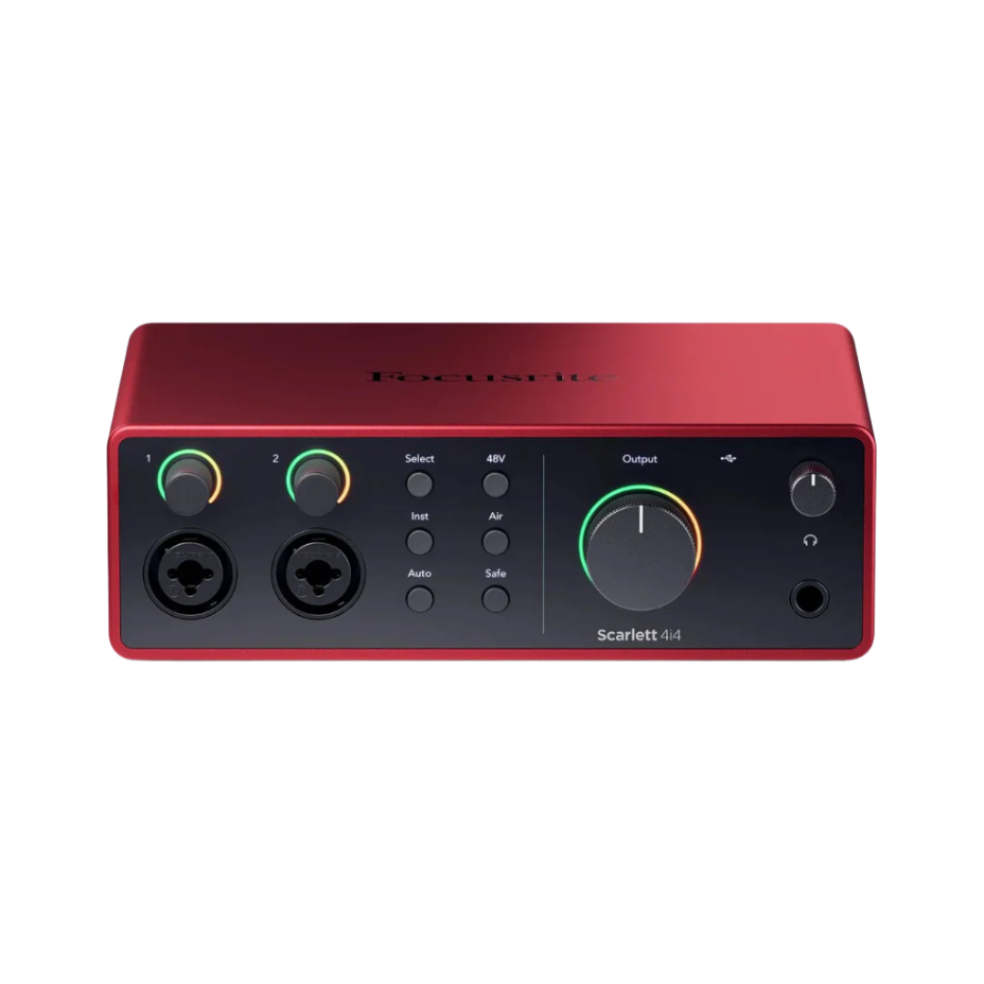 Focusrite Scarlett 2i2, Solo (4th Gen) USB Audio Interface, Studio pack