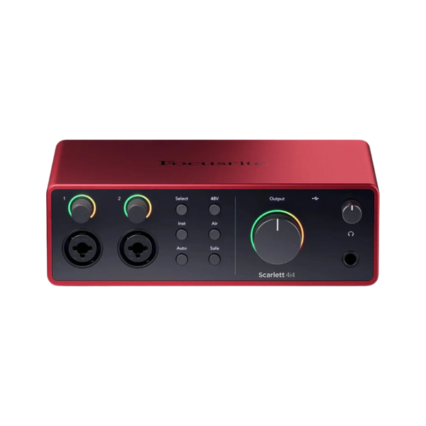 Focusrite Scarlett 2i2, Solo (4th Gen) USB Audio Interface, Studio pack