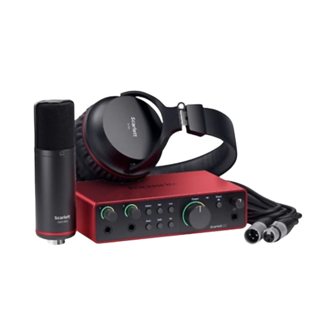 Focusrite Scarlett Solo & Studio Pack (3rd Generation) USB Audio Interface